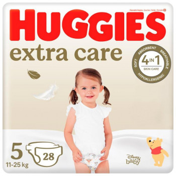 Huggies pelene extra care jumbo 5 15-22kg 28kom 