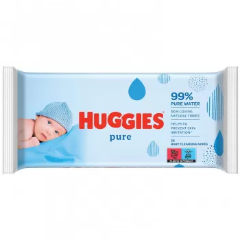 Huggies baby vlažne maramice pure 56kom 