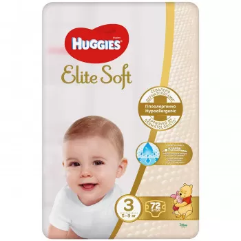 Huggies pelene esoft mega 3 5-9kg 72kom 