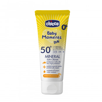 Chicco mineralna krema za suncanje SPF50+, 75ml 