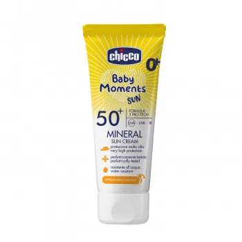 Chicco mineralna krema za suncanje SPF50+, 75ml 