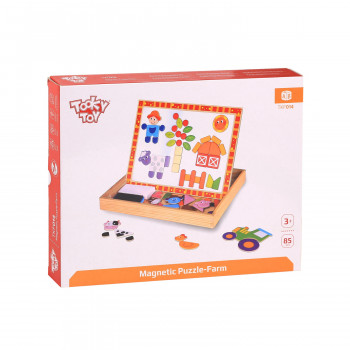 Tooky toy magnetne puzle farma 