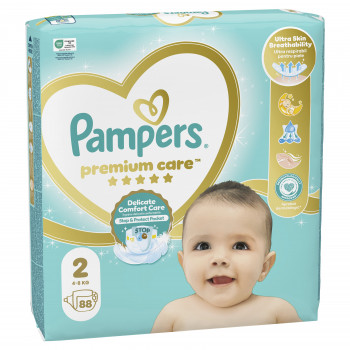 Pampers Premium Care pelene JP S2 4-8kg 88kom 