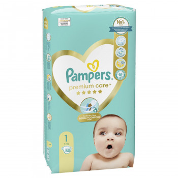 Pampers Premium Care pelene VP 1 newb 2-5kg 50kom 