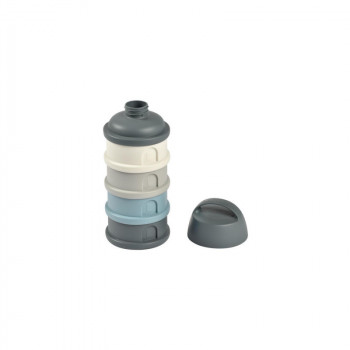 Beaba posuda za mleko u prahu/hranu 4kom,grey/blue 
