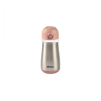 Beaba flašica od nerđajućeg 350ml, old pink 