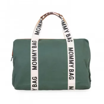 Child home Mommy Bag Signature, ručna torba zelena 