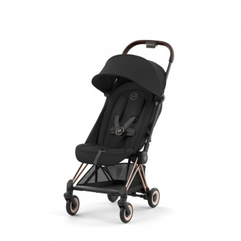 Cybex kolica Coya, Sepia Black (rosegold ram) 