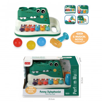 Merx igračka zabavni muzički krokodil 