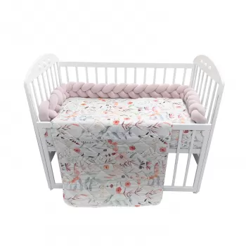 Baby Textil posteljina Cvetni svet 4/1, 80x120cm 