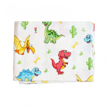 Lillo&Pippo muslin pelena 75x75cm, Dino 