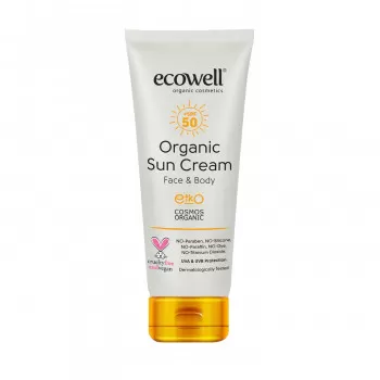 Ecowell organska krema za sunčanje SPF 50 110 gr 