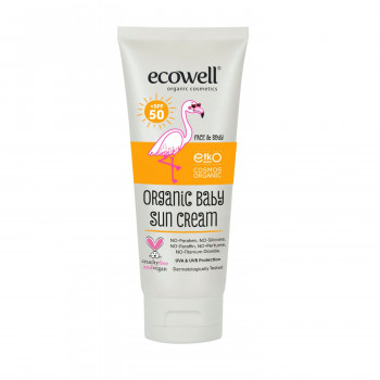 Ecowell organska krema za sunč.za bebeSPF 50 110gr 