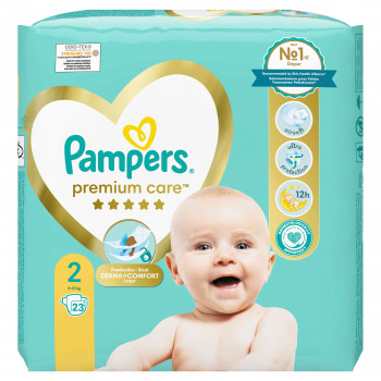 Pampers pelene premium SMP 2 4-8kg 23kom 