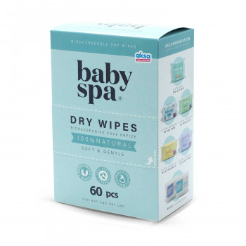 Baby Spa biorazgradive suve krpice 60 kom 