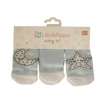 Lillo&Pippo sokne 3/1, dečaci 