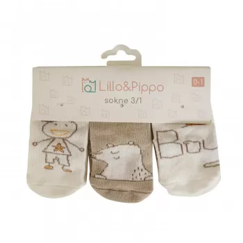 Lillo&Pippo sokne 3/1, dečaci 