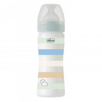 Chicco WB plastična flašica 250ml, silikon,deč. 