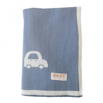 Baby textil ćebe Autići, 90x80cm 