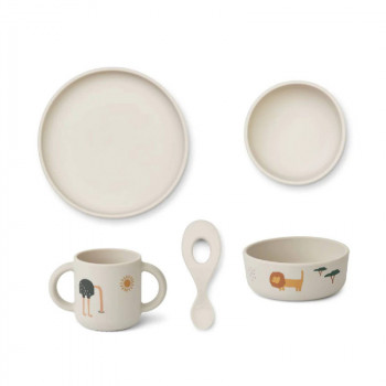 Liewood silik set za hr 4 pcs Vivi, Safari sandy 