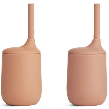 Liewood silik šolja sa slam Ellis 2pcs, TRose/Pale 