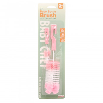 Baby Chef četka 2 u 1 roze 