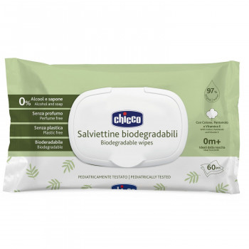 Chicco biorazgradive vlaž.mar. 60kom sa poklopcem 