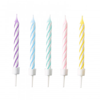Marina Co Pastel Rainbow svećice pakovanje 1/10 