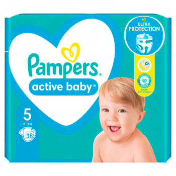 Pampers  pelene active baby VPM 5 11-16kg 38kom 