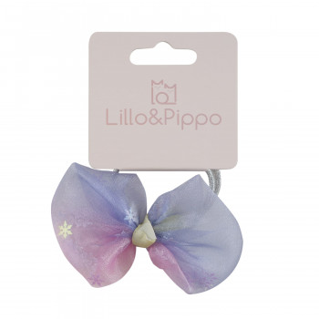 Lillo&Pippo gumica za kosu šarena mašna 