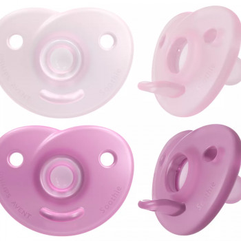 Avent varalice soothie 0-6m 2kom girl 