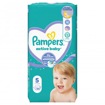 Pampers pelene acivet JPM 5 Junior 11-16kg 54 kom 