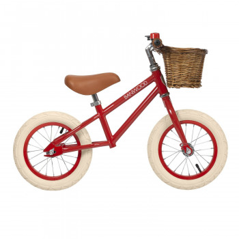 Banwood balance bicikl vintage, Red 