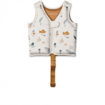 Liewood prsluk za plivanje Dove 1-2Y, SeaC/Sandy 