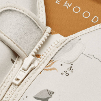 Liewood prsluk za plivanje Dove 2-3Y, SeaC/Sandy 