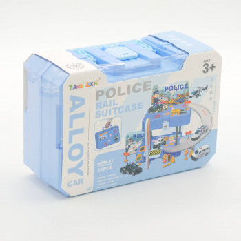 Cute&Cool kofer set parking policija 