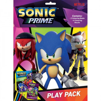Commodore Sonic mala i velika bojanka sa bojicama 