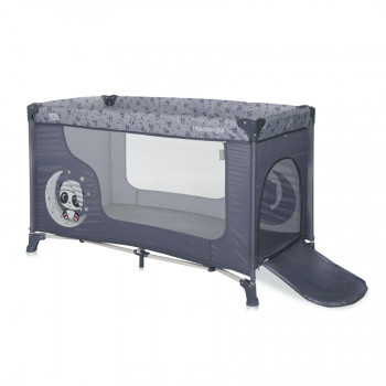 Lorelli prenosivi krevetac Moonlight, Grey Pandas 
