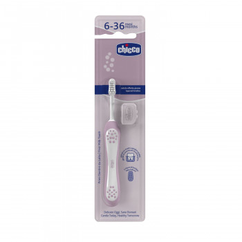 Chicco četkica za zube lila,6-36m 
