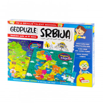 Liscaini Geopuzle Moja Srbija 2u1 Lisciani 