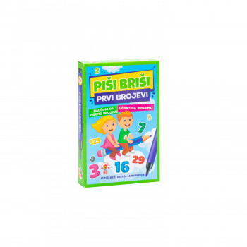 Edukativne kartice SR pisi-brisi Prvi Brojevi 