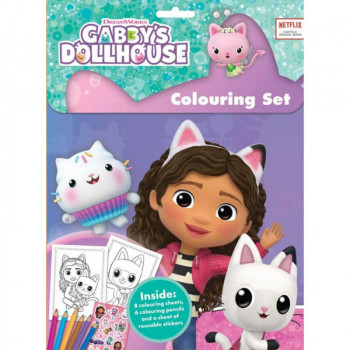 Commodore Gabby´s dollhouse bojanka sa boj i nalep 