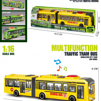 Merx igračka školski autobus sa svetlom i zvukom 