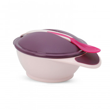 Baby Chef set činija i kašika roze 