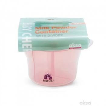 Baby chef dozer za mleko sa pregradama, roze 