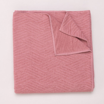 Stefan frotir prekrivač talas - sv. roze, 200x210 