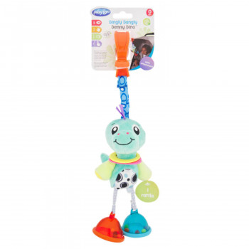 Playgro igračka štipaljka <br />
veseli Dino za kolica 