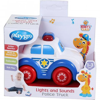 Playgro svetleća,muzička igračka policijsko vozilo 