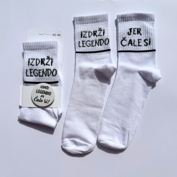 Keva si čarape sa bedžom, 42-46 