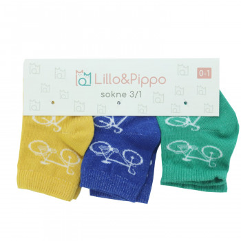 Lillo&Pippo sokne 3/1, dečaci 